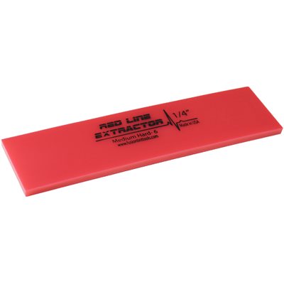 FUSION - 8" REDLINE 1 / 4" THICK "NO BEVEL" SQUEEGEE