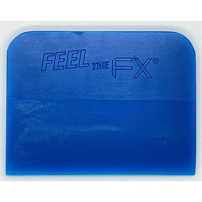 4" FEEL THE FX BLUE SQUEEGEE