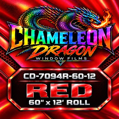 RED 70% CHAMELEON 60"X12' ROLL - 94% IR