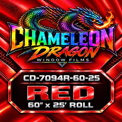 RED 70% CHAMELEON 60"X25'' ROLL - 94% IR