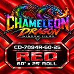 RED 70% CHAMELEON 60"X25'' ROLL - 94% IR