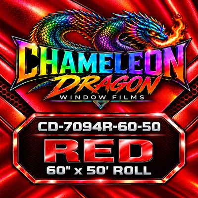 RED 70% CHAMELEON 60"X50' ROLL - 94% IR