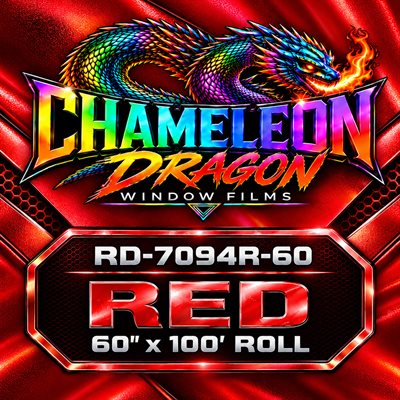 RED 70% CHAMELEON 60"X100' ROLL - 94% IR